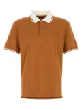MCM monogram-print polo shirt - Orange