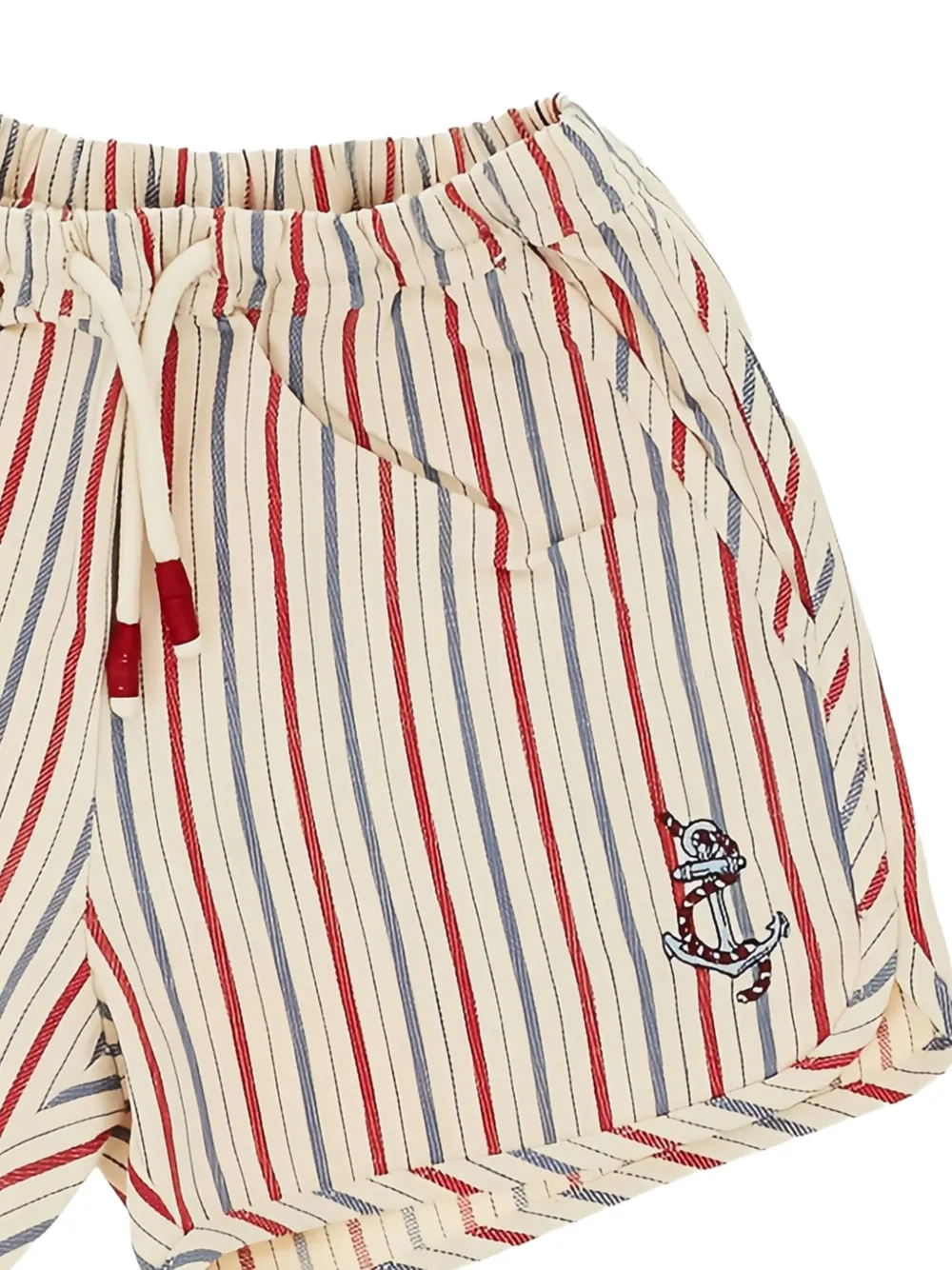 Konges Sløjd Gestreepte shorts Beige