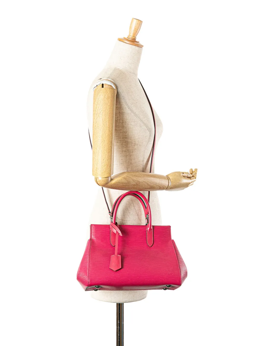 Pre-owned Louis Vuitton 2014 Epi Marly Bb Satchel In Pink