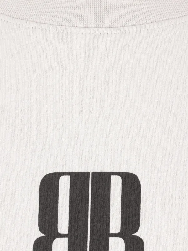 Balenciaga logo-print Cotton T-shirt | White | FARFETCH IN