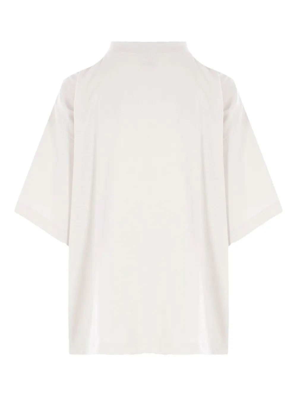 Balenciaga logo-print cotton T-shirt Wit