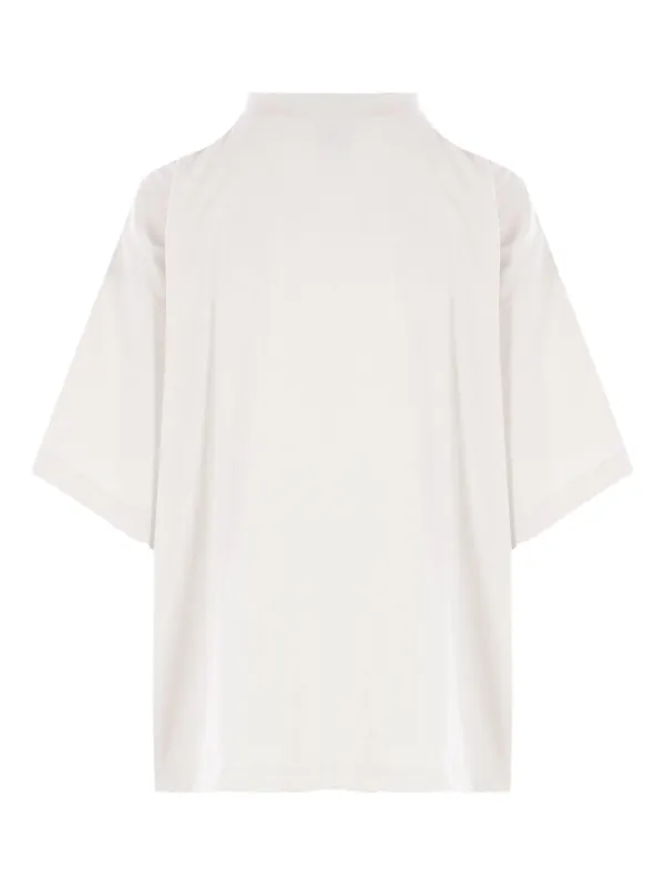 Balenciaga logo-print Cotton T-shirt | White | FARFETCH