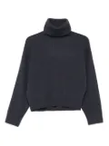 Brunello Cucinelli ribbed turtleneck sweater - Blue