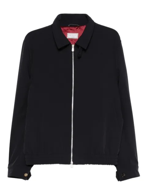 Brunello Cucinelli Bomberjacke mit elastischem Saum
