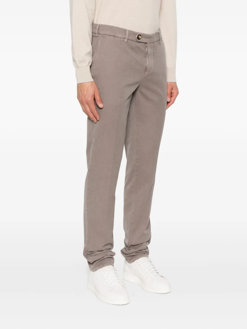Brunello Cucinelli Katoenen broek Grijs