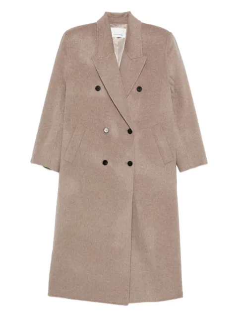 The Frankie Shop  wool blend double-breasted coat