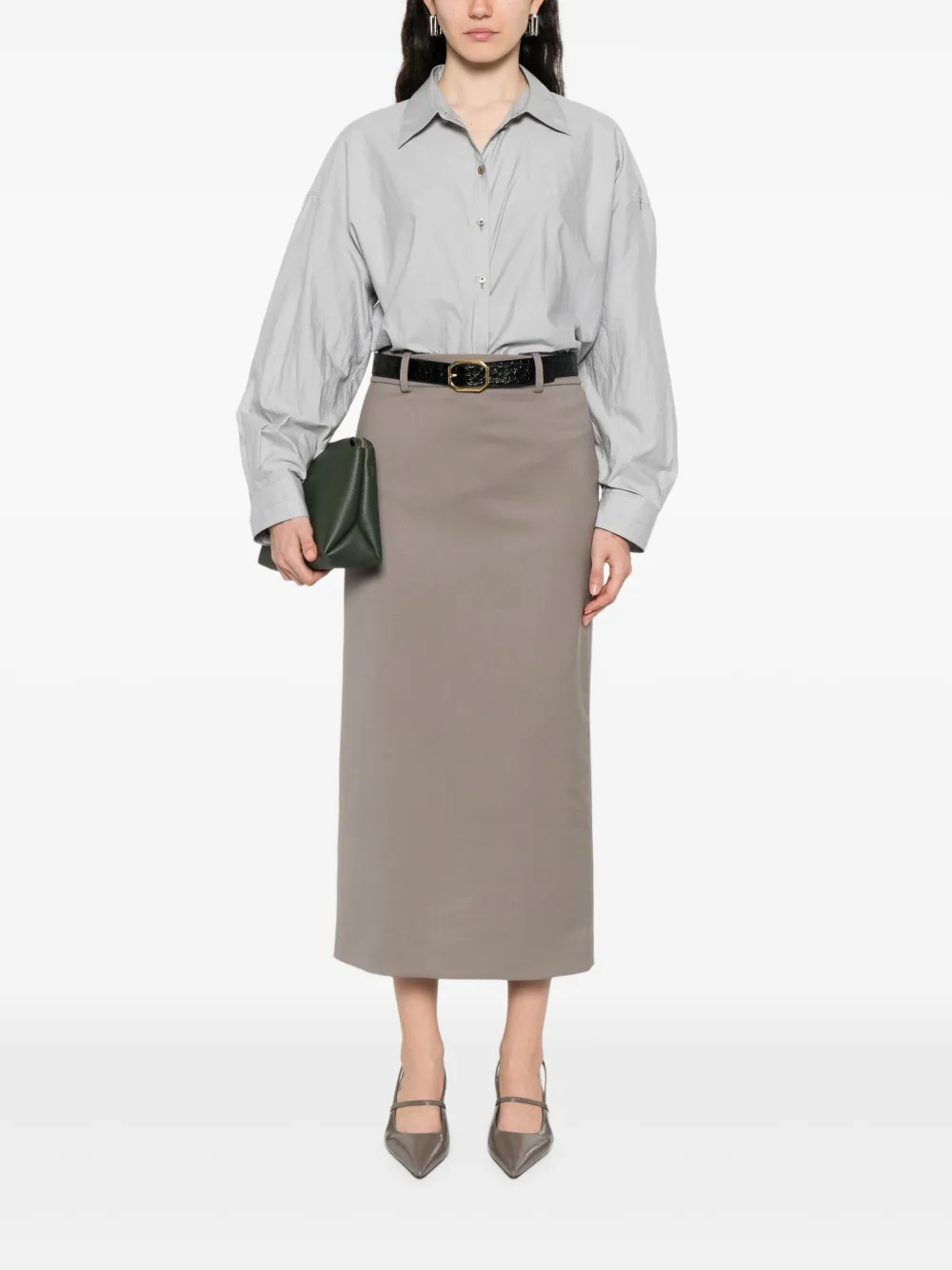 The Frankie Shop Alrose pencil midi skirt | Pencil Skirts | Image 2