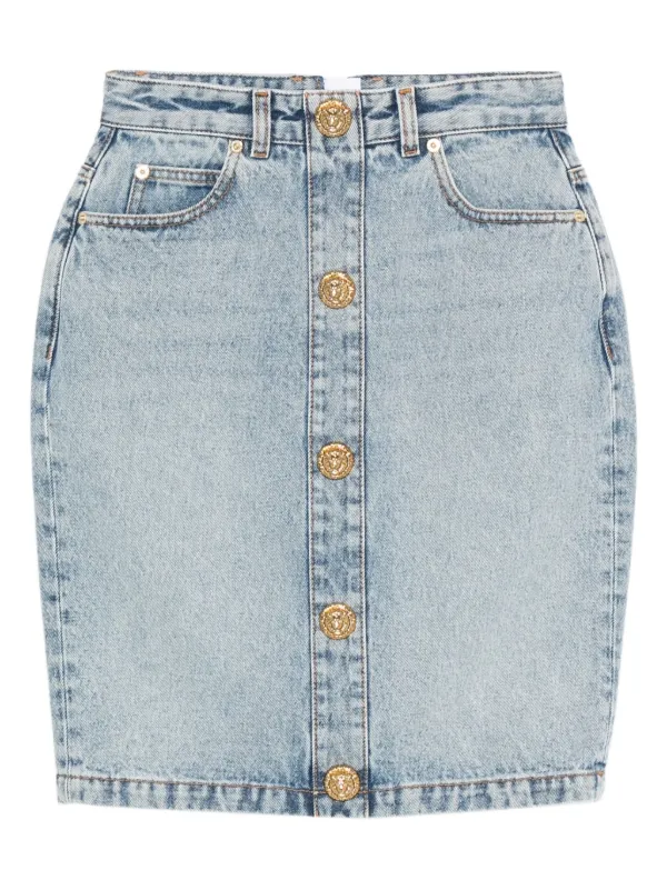 売れ筋オススメ BALMAIN デニムスカート ジッパーポケット付き サイズ