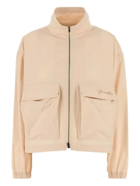 FENDI embroidered flap-pocket jacket