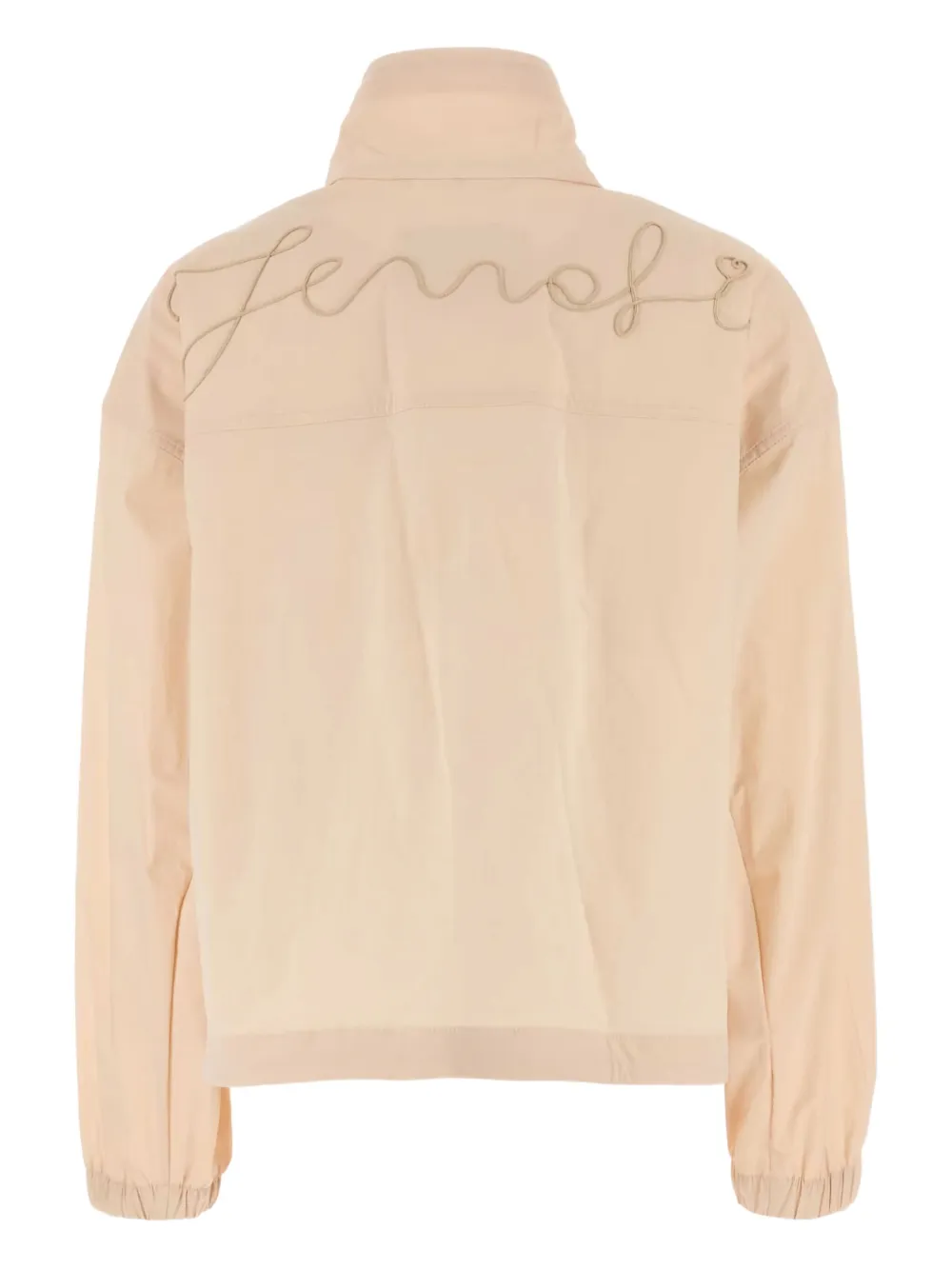 Fendi K-way Cotton Blend Elastic Cuffs In Neutral