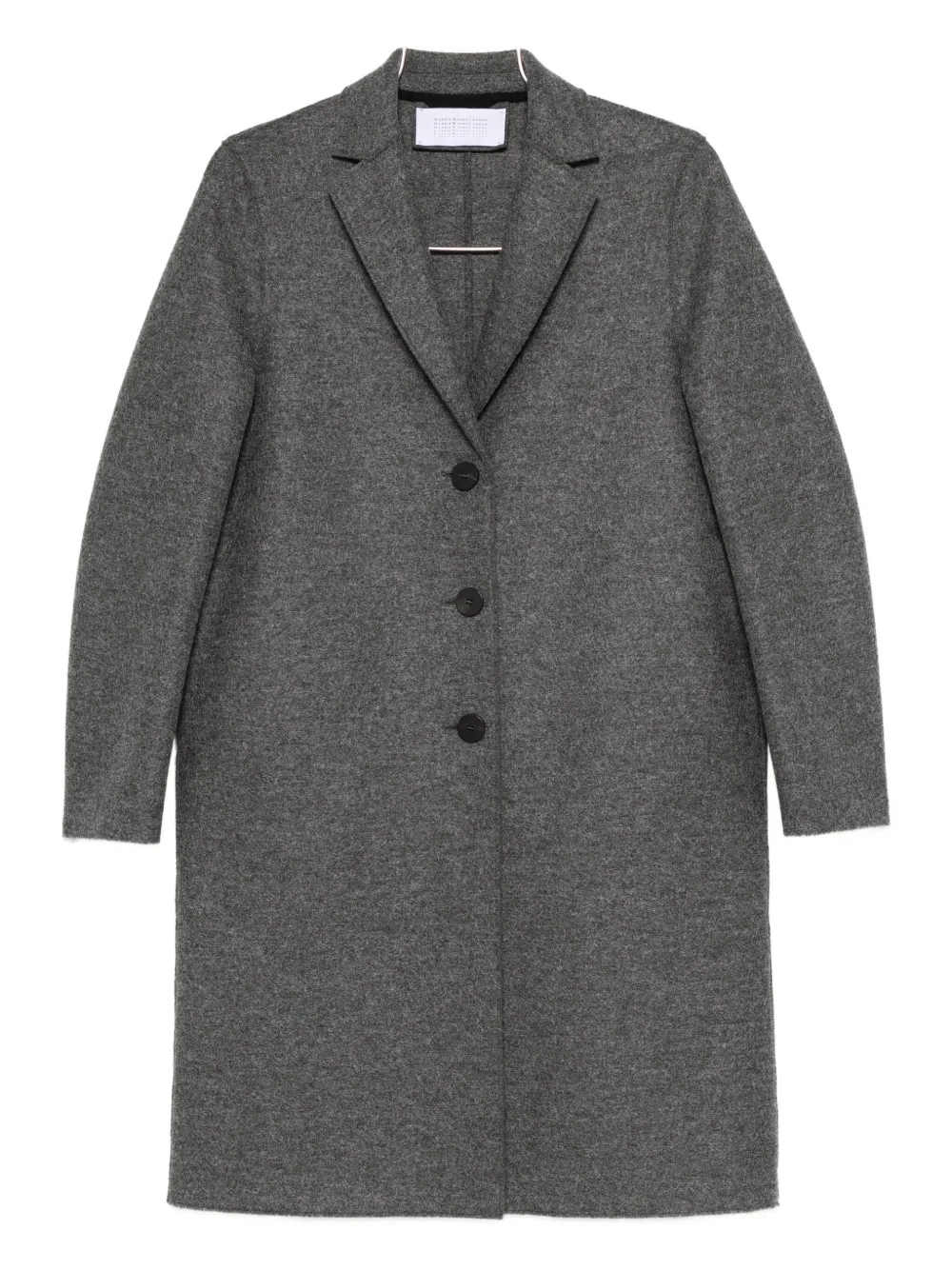 Harris Wharf London Buttoned Single-breasted Coat In Gray