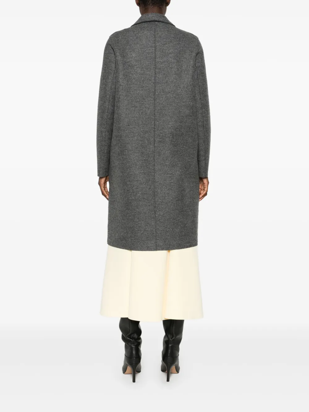 Harris Wharf London Jas met enkele rij knopen Grijs