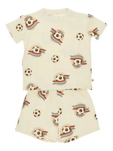 Konges Sløjd football-print short set