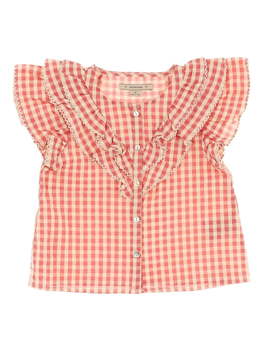 Konges Sløjd Shirt met gingham-ruit Roze