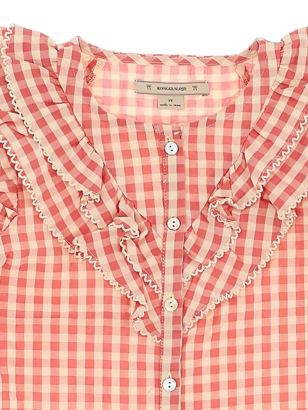 Konges Sløjd Shirt met gingham-ruit - Roze