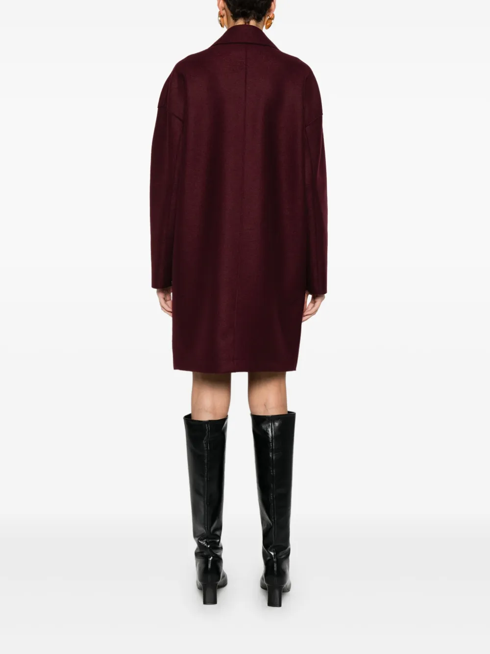 Harris Wharf London Jas met dubbele rij knopen Rood