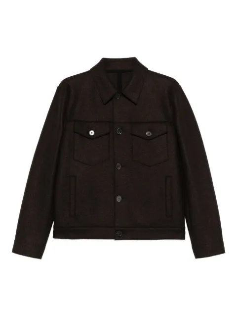 Harris Wharf London buttoned chest-pocket jacket