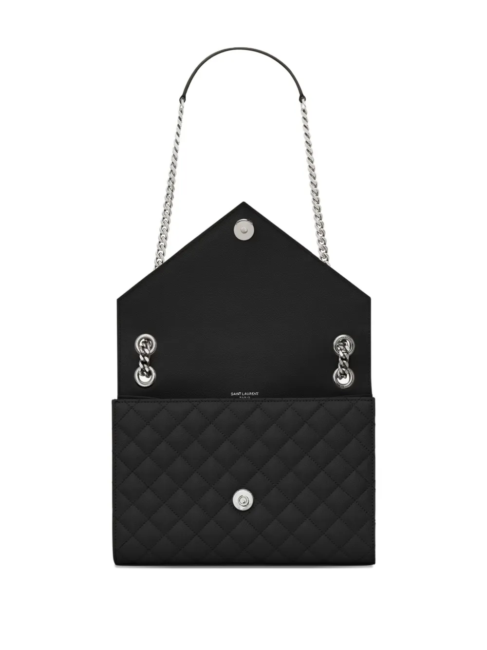 Saint Laurent medium Envelope quilted shoulder bag Zwart