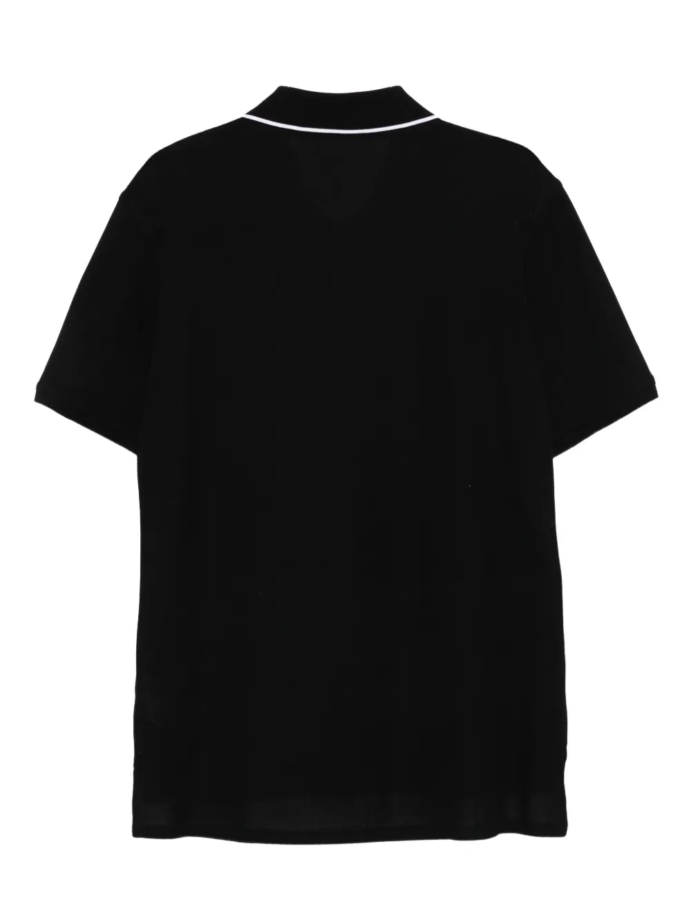 Givenchy tipped-collar polo shirt - Zwart