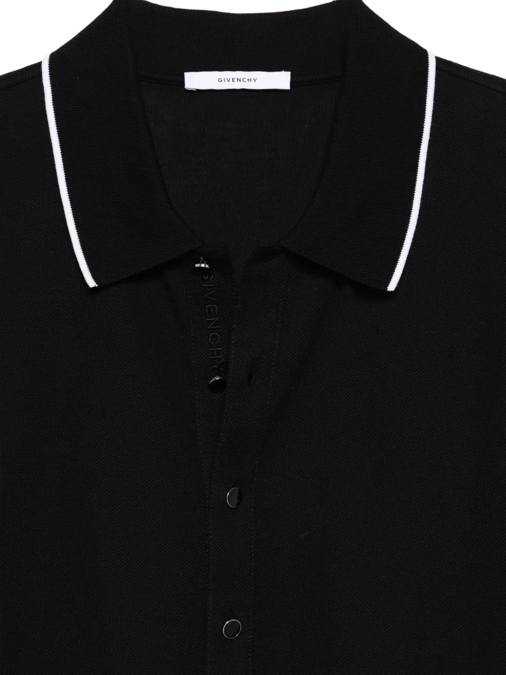 Givenchy Poloshirt met kraagdetail Zwart