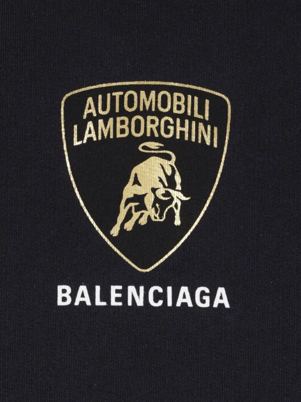 Balenciaga x Lamborghini Hoodie | Blue | FARFETCH