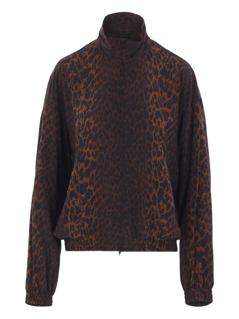 Balenciaga leopard-print zip-up jacket | Brown | Image 1