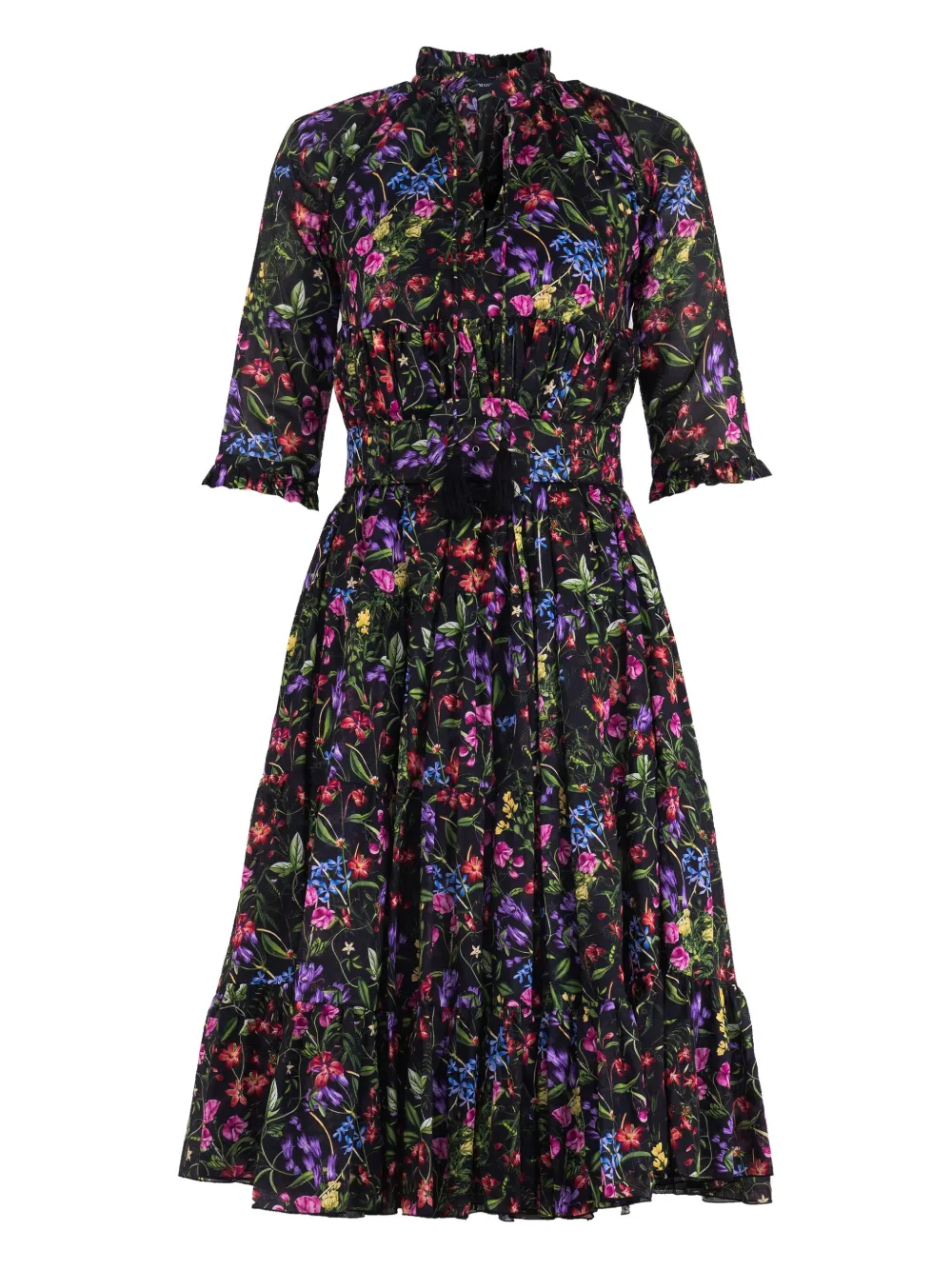 Eden logo-print midi dress