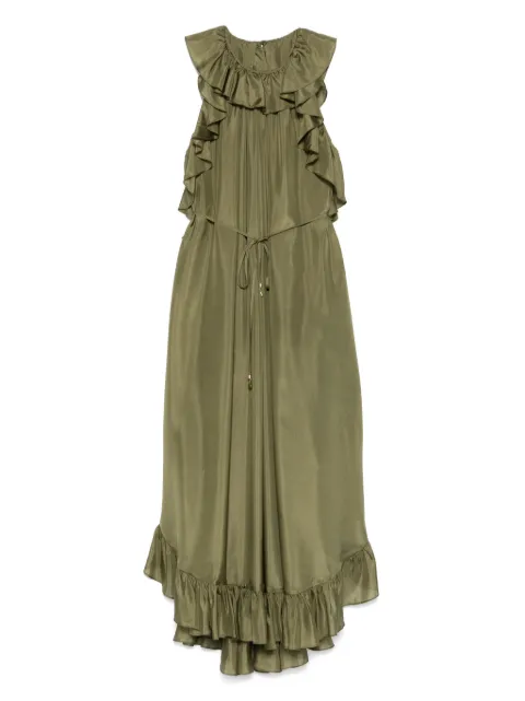 ZIMMERMANN Cascadian ruffle-trim midi dress