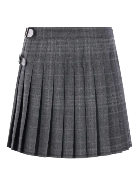 Balenciaga tartan-patterned skirt