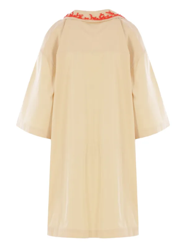 fendi cotton dress Fendi Brown FF cotton dress (19625)