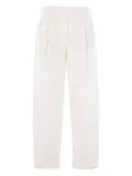 Brunello Cucinelli elastic-waist trousers - White