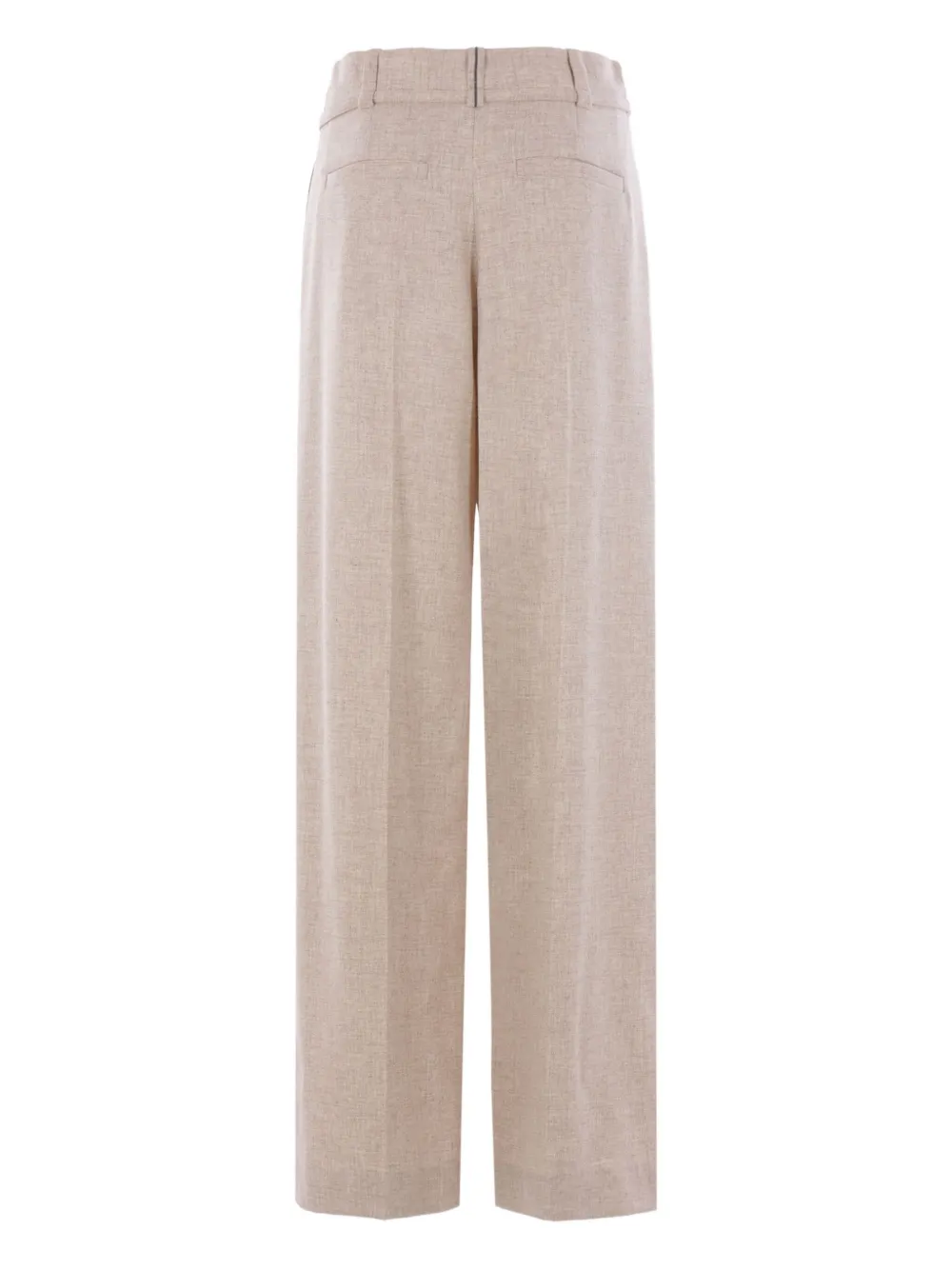Brunello Cucinelli pleated belted trousers Beige