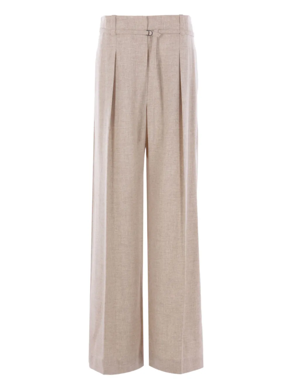 Brunello Cucinelli pleated belted trousers Beige