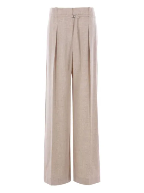 Brunello Cucinelli pleated belted trousers
