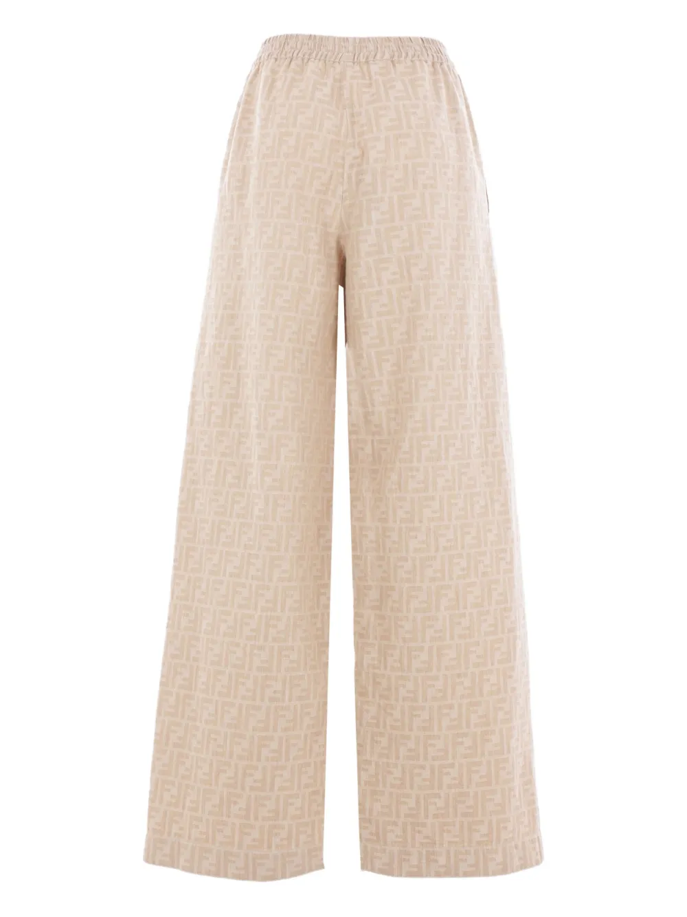 FENDI FF broek met elastische taille - Beige