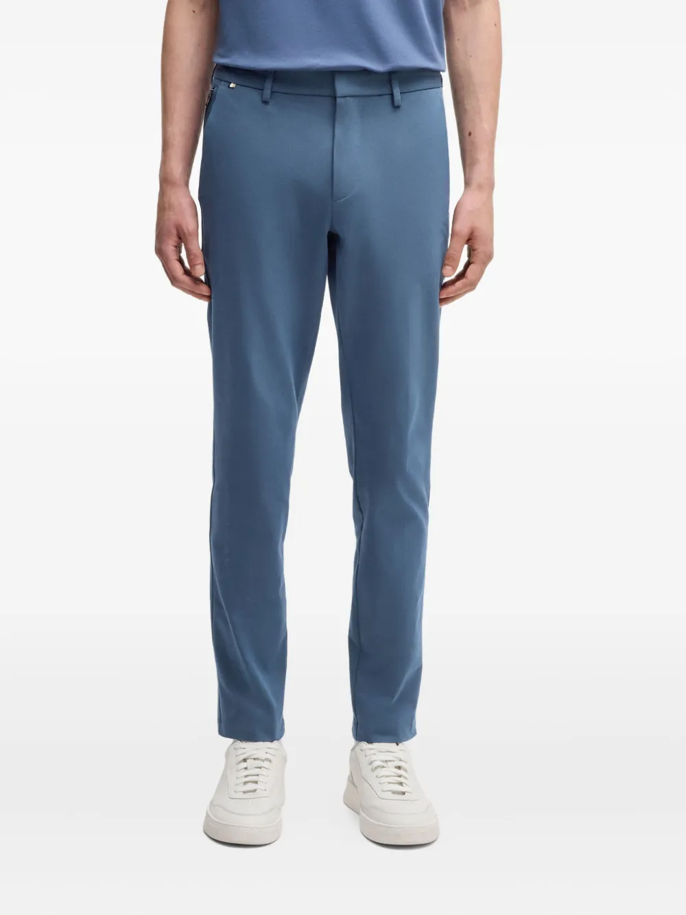 BOSS Slim-fit broek Blauw