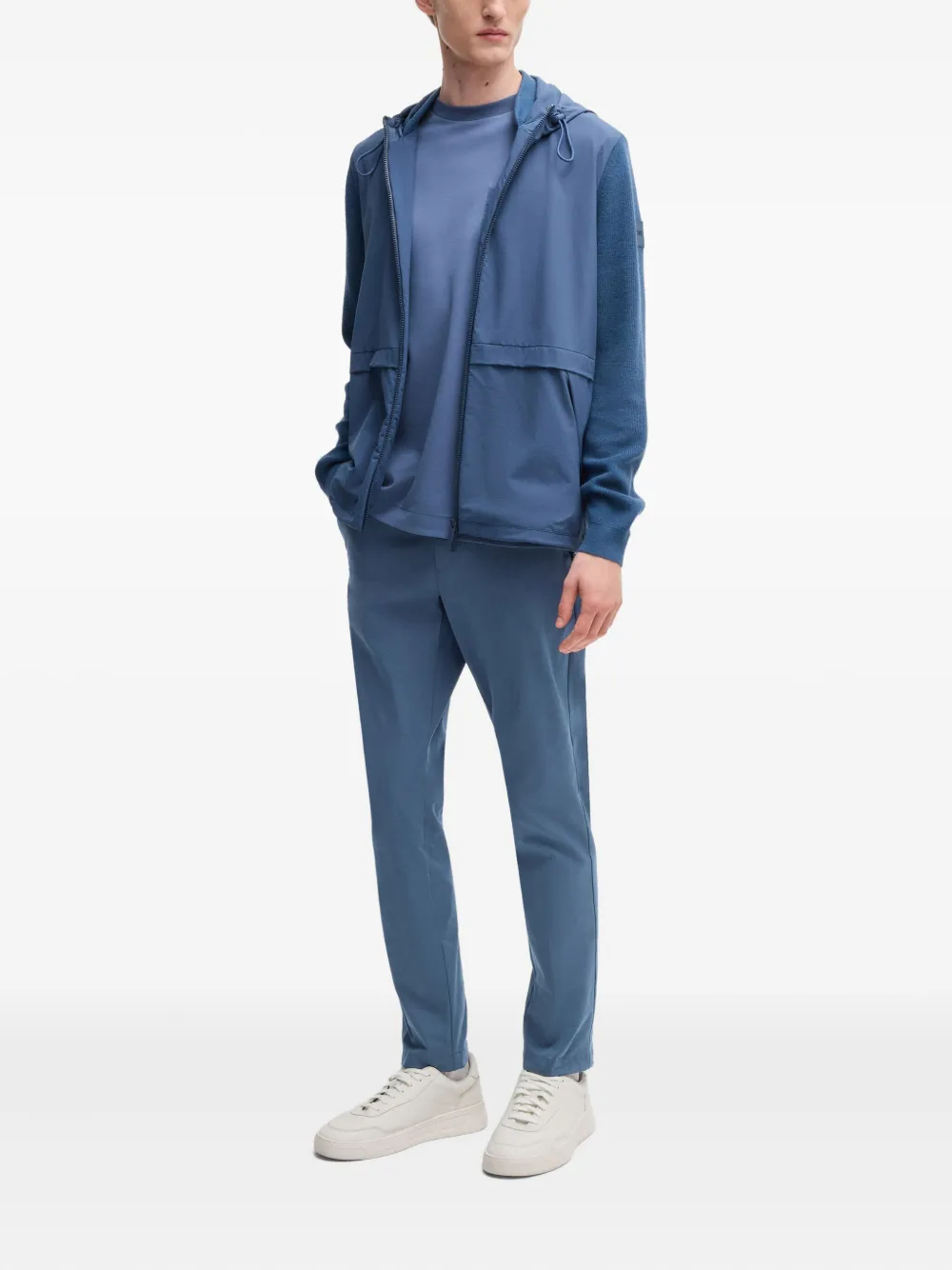 BOSS Slim-fit broek Blauw