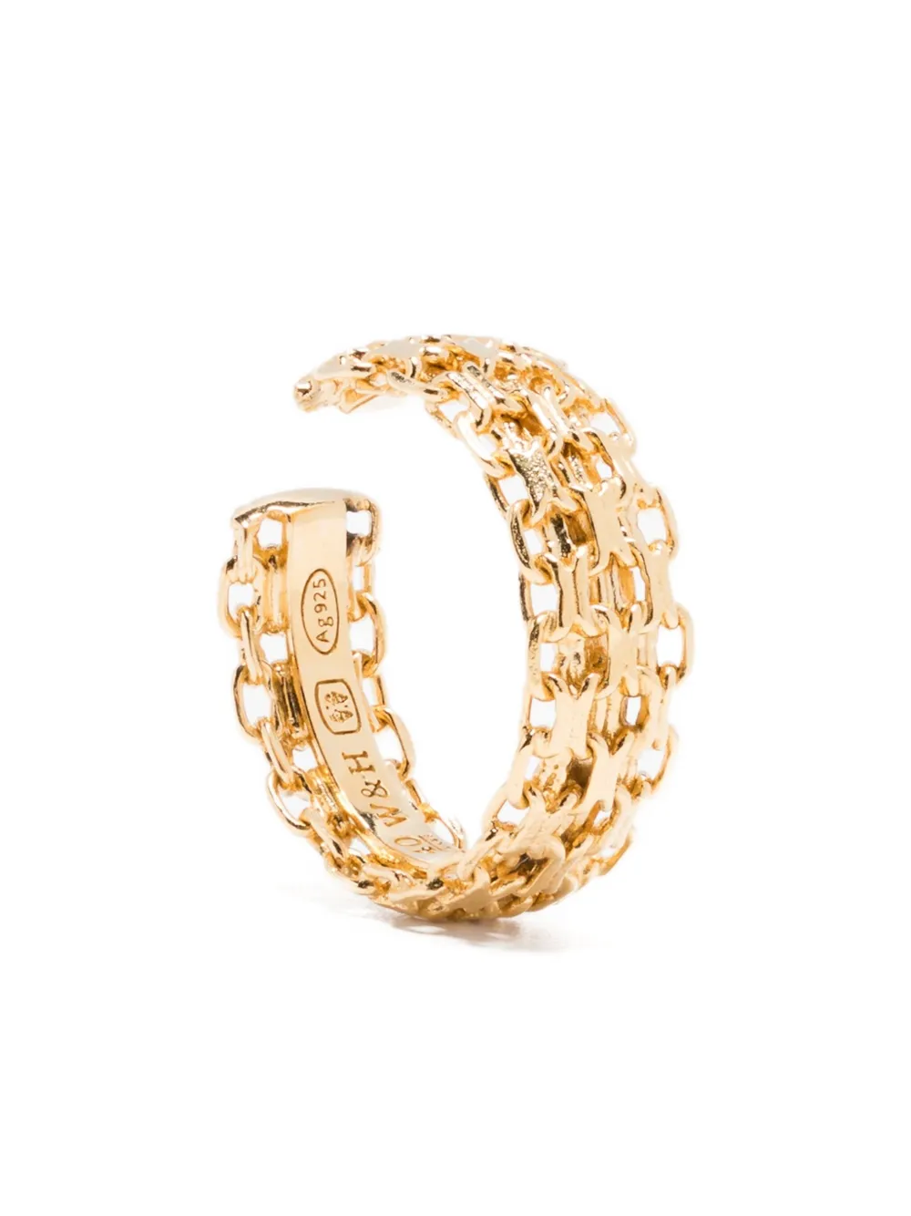 chain-link cuff earring