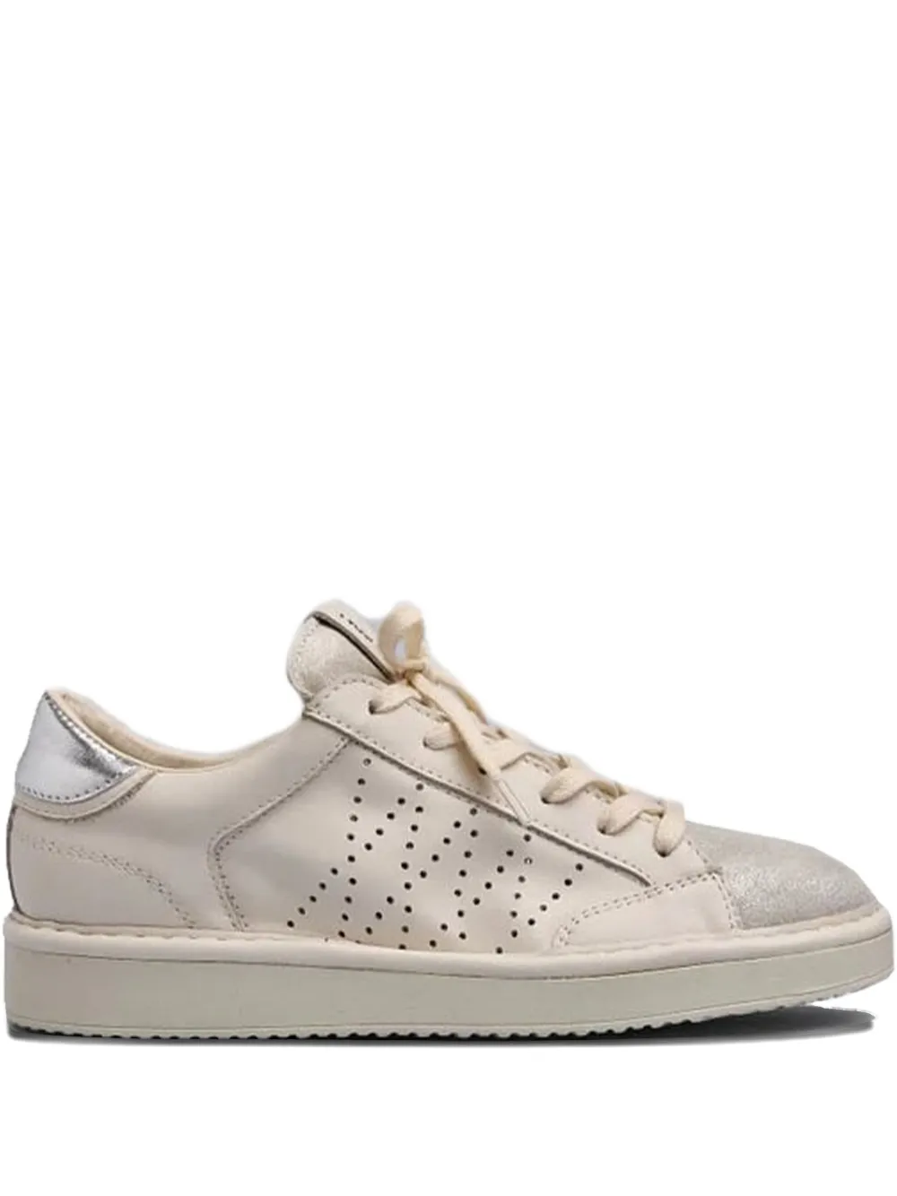 PANCHIC P01 perforated-leather sneakers Beige