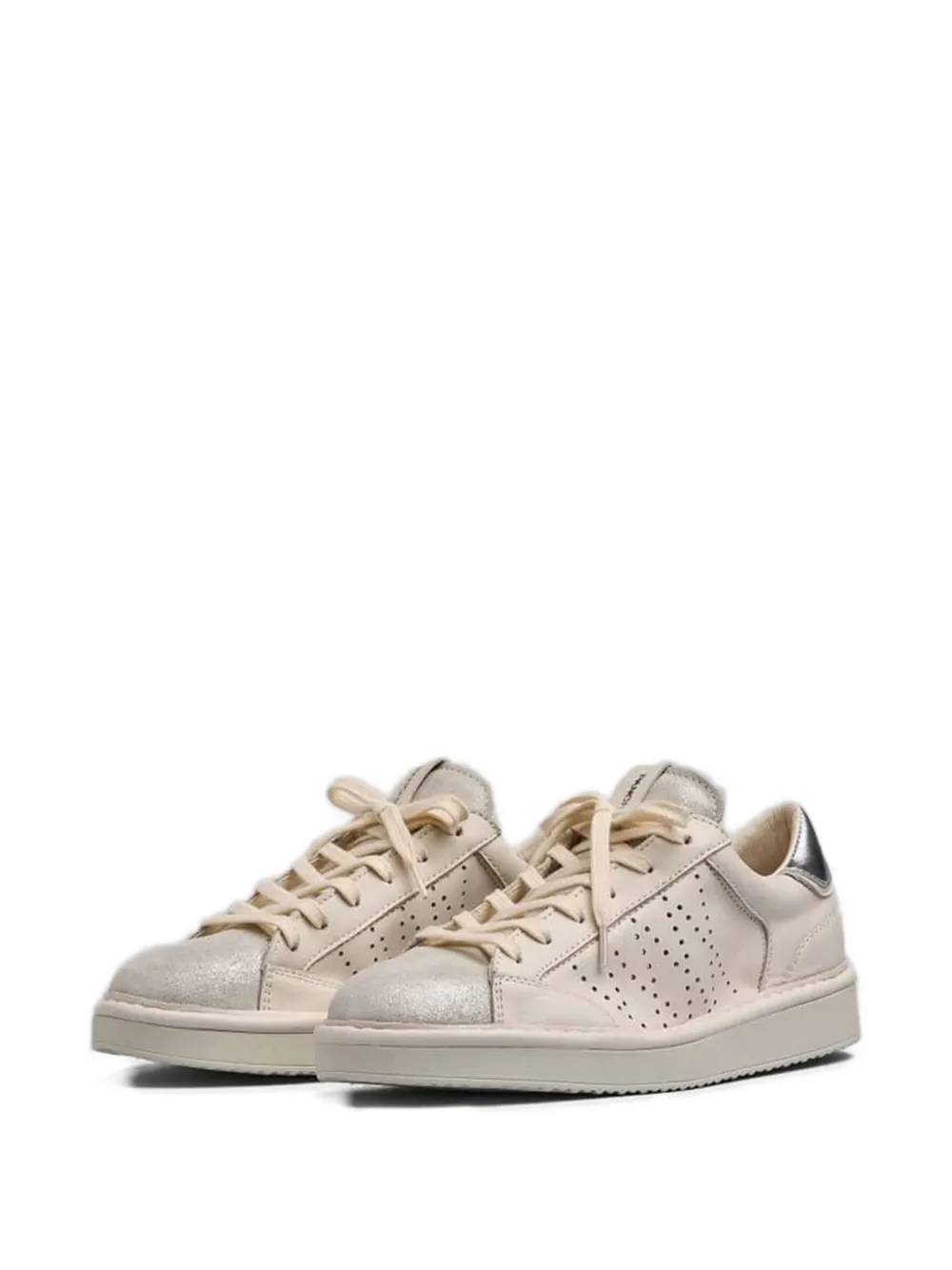 PANCHIC P01 perforated-leather sneakers Beige