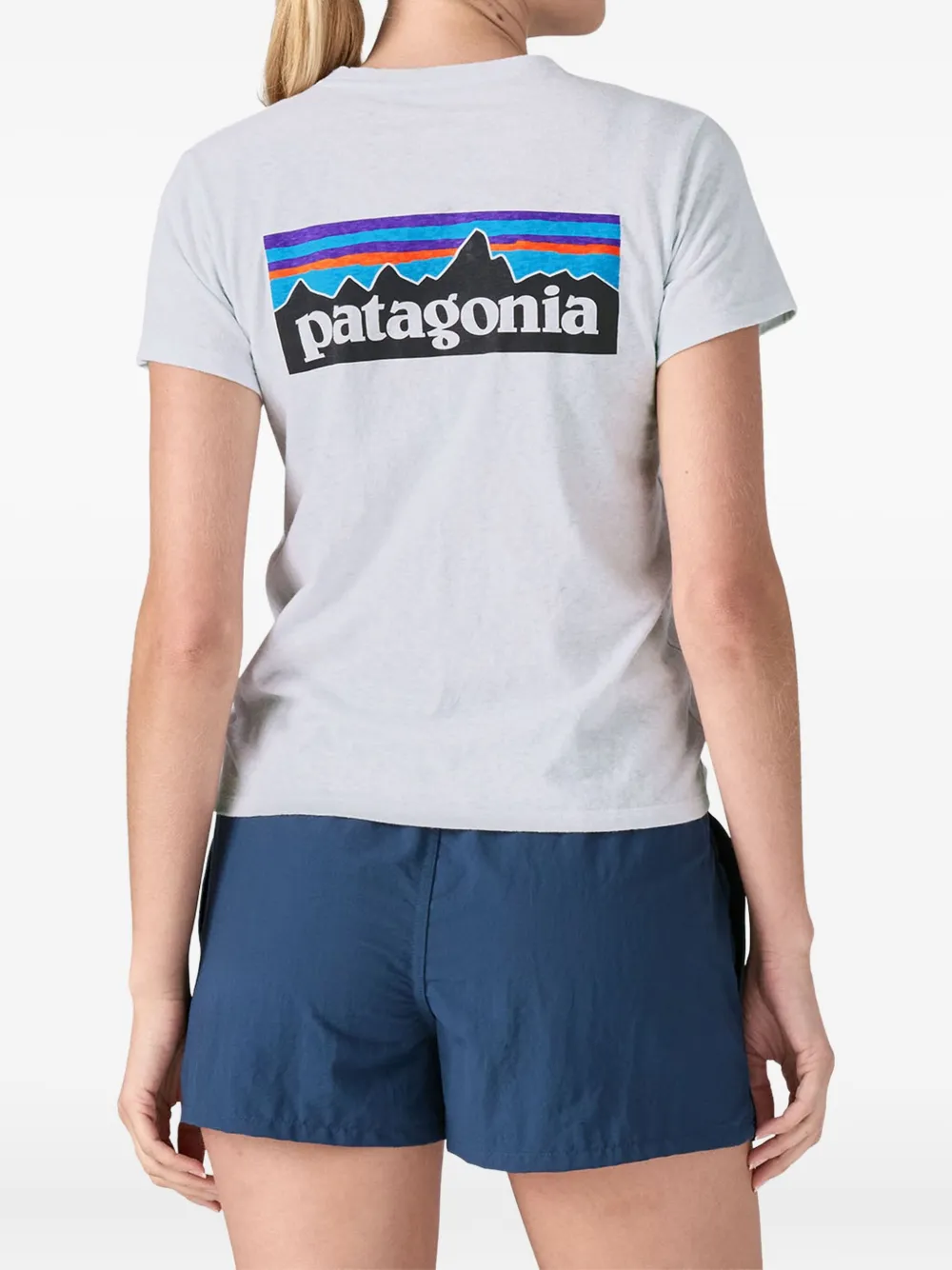 Patagonia T-shirt met logoprint Wit