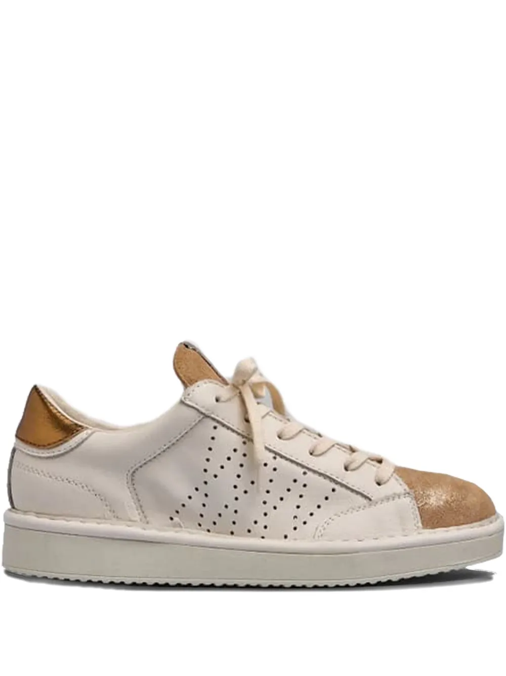 PANCHIC P01 perforated-leather sneakers Beige