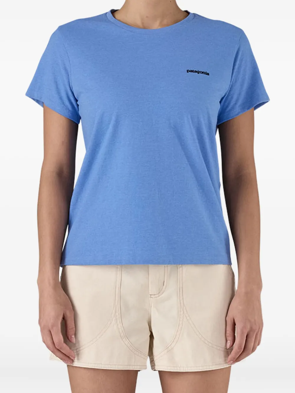 Patagonia logo-print T-shirt - ブルー Patagonia logo-print T-shirt - ブルー