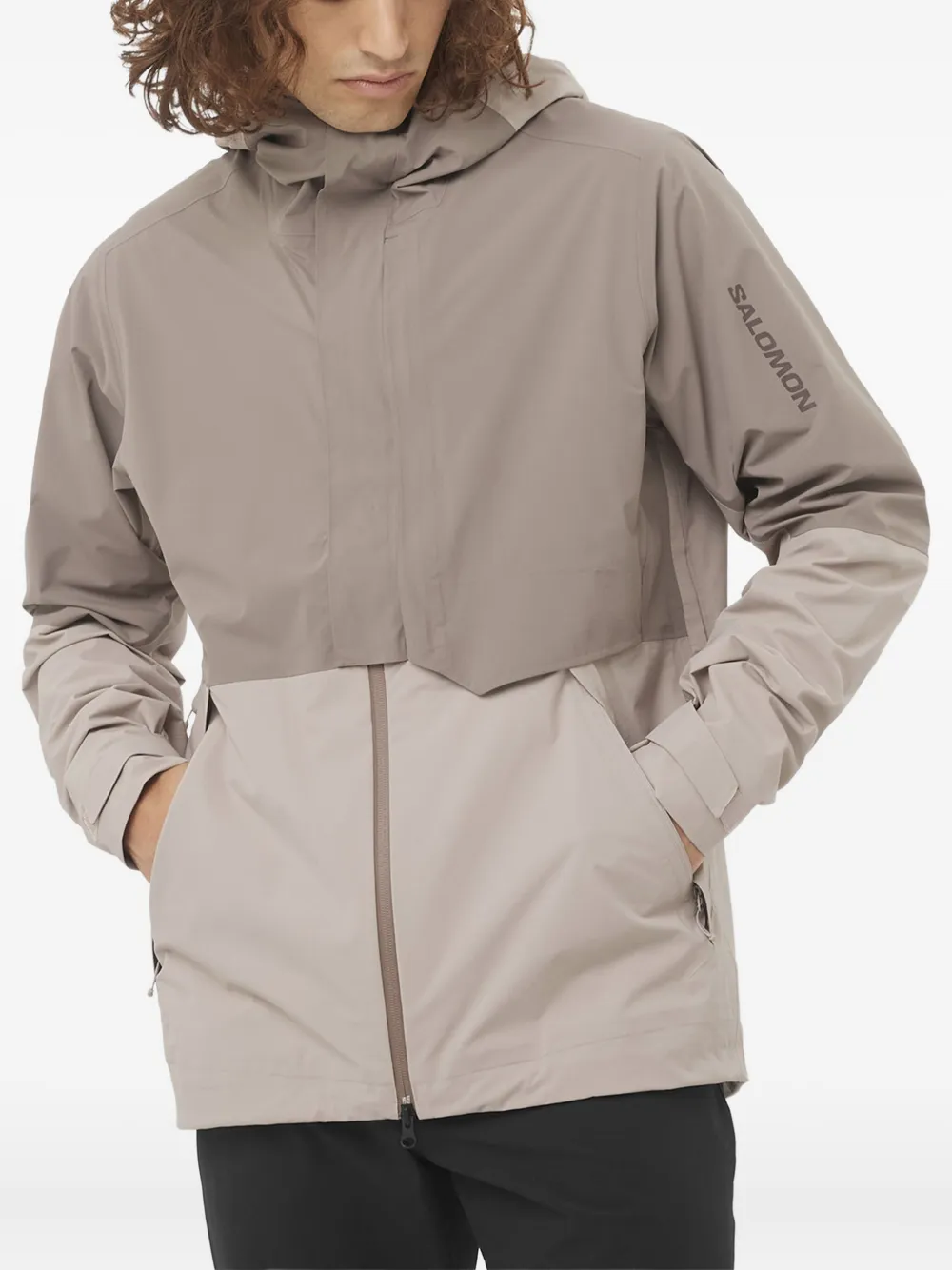 Salomon hooded two-tone jacket | Lightweight Jackets | Image 2