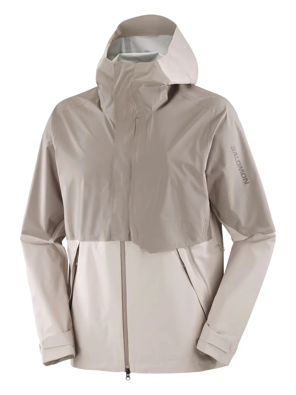 Salomon hooded two-tone jacket - ニュートラル Salomon hooded two-tone jacket - ニュートラル