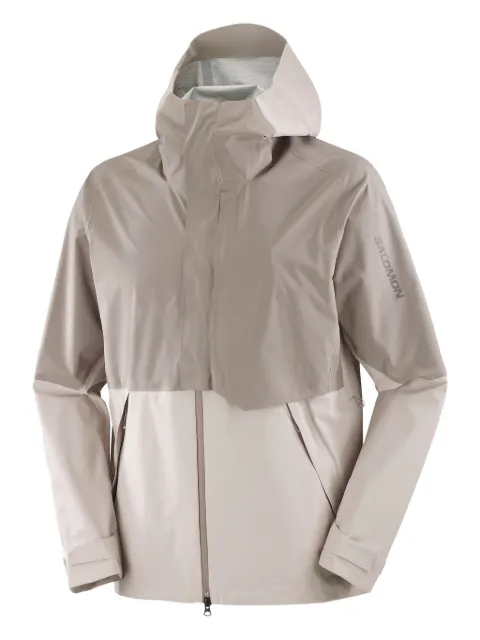 Salomon hooded two-tone jacket