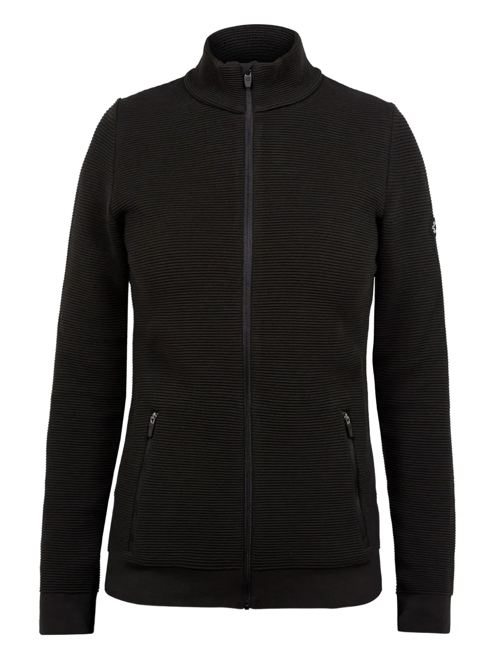 NEWLAND ribbed zip-up jacket | Black | Image 1