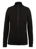 NEWLAND ribbed zip-up jacket - Black