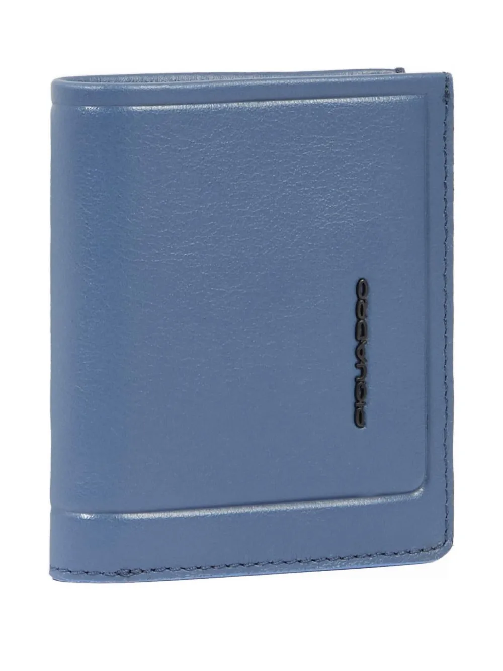 PIQUADRO Portemonnee met leren vlakken Blauw