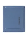 PIQUADRO leather panelled wallet - Blue